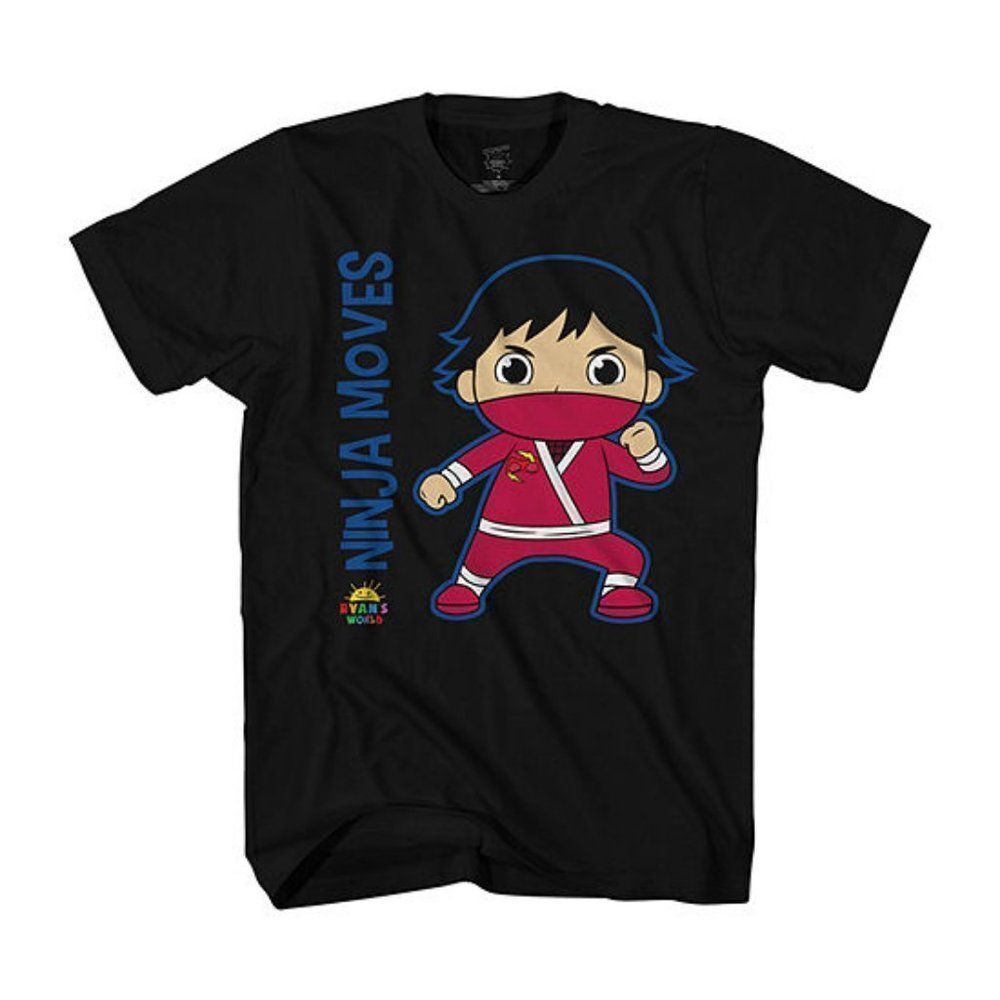Ryan's World Boys Ninja Moves Graphic Short Sleeve T-Shirt